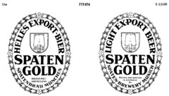 SPATEN GOLD HELLES EXPORT-BIER SPATENBRÄU MÜNCHEN