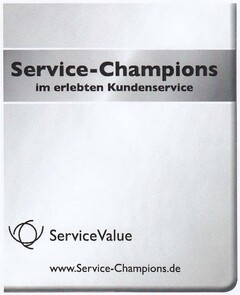 Service-Champions im erlebten Kundenservice ServiceValue www.Service-Champions.de