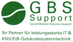 GBS Support Gerald Böhmer Solution Support Ihr Partner für leistungsstarke IT & KNX/EIB-Gebäudesystemtechnik