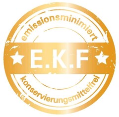 emissionsminimiert E.K.F konservierungsmittelfrei