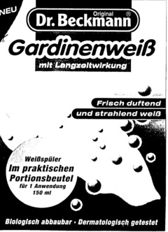 Gardinenweiß mit Langzeitwirkung Dr. Beckmann Original