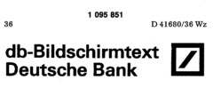 db-Bildschirmtext Deutsche Bank