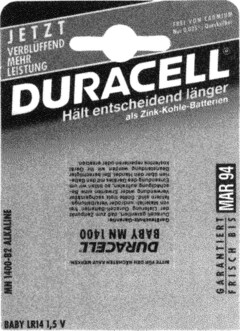 DURACELL HAELT ENTSC