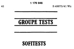 GROUPE TESTS SOFITESTS