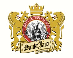 ORIGINAL CZECH BEER Sankt Jaro IMPORTED BEER