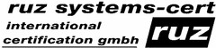 ruz systems-cert international certification gmbh ruz
