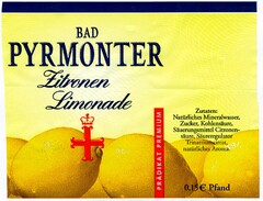 BAD PYRMONTER Zitronen Limonade
