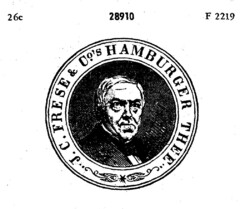 J.C. FRESE & Co` s HAMBURGER THEE