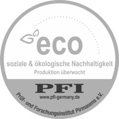 eco soziale & ökologische Nachhaltigkeit Produktion überwacht PFI Prüf- und Forschungsinstitut Pirmasens e.V.