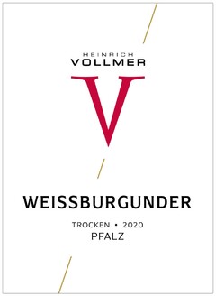 HEINRICH VOLLMER V WEISSBURGUNDER TROCKEN 2020 PFALZ