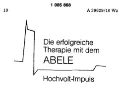 Die erfolgreiche Therapie mit dem ABELE Hochvolt-Impuls