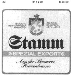 Stamm SPEZIAL EXPORT