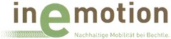 inemotion Nachhaltige Mobilität bei Bechtle.