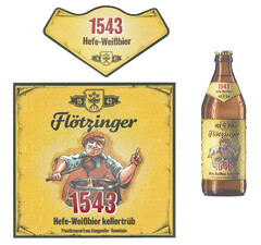 Flötzinger 1543 Hefe-Weißbier kellertrüb