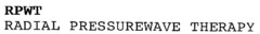 RPWT RADIAL PRESSUREWAVE THERAPY