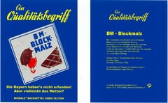 Ein Qualitätsbegriff BM-BLOCK-MALZ