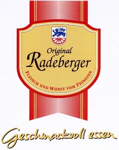 Original Radeberger Geschmackvoll essen