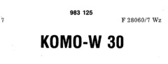 KOMO-W 30