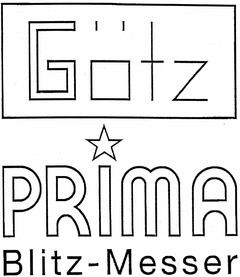 Götz PRIMA Blitz-Messer