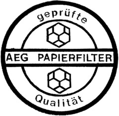 AEG PAPIERFILTER geprüfte Qualität