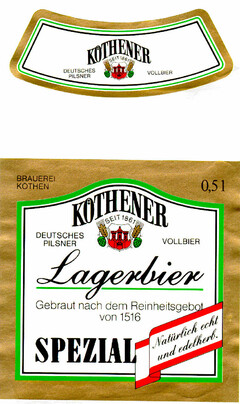 KÖTHENER Lagerbier SPEZIAL