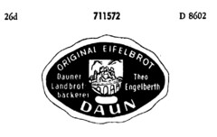 ORIGINAL EIFELBROT DAUN