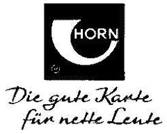 HORN Die gute Karte für nette Leute