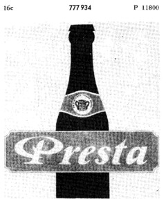 Presta REGISTERED TRADE MARK