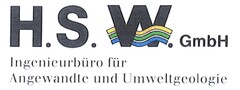 H.S.W. GmbH Ingenieurbüro für Angewandte und Umweltgeologie