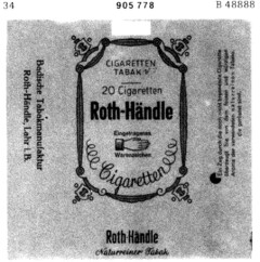 Roth-Händle Cigaretten