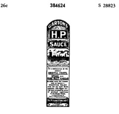 GARTON'S H.P. SAUCE