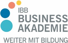 IBB BUSINESS AKADEMIE WEITER MIT BILDUNG