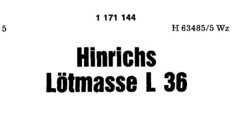 Hinrichs Lötmasse L 36