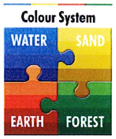 Colour System WATER SAND EARTH FOREST