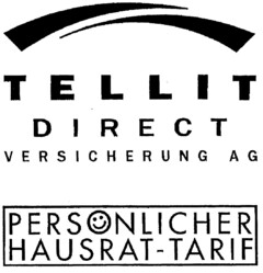 TELLIT DIRECT VERSICHERUNG AG PERSÖNLICHER HAUSRAT-TARIF