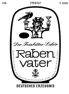 Der Feinbitter -Likör Raben Vater