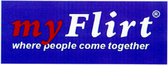 myFlirt where people come together