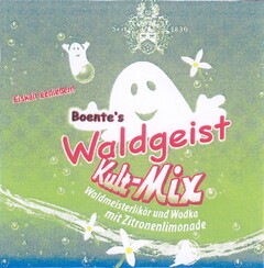 Boente's Waldgeist Kult-Mix Waldmeisterlikör und Wodka mit Zitronenlimonade