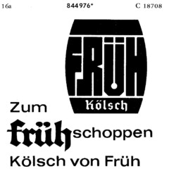 FRÜH Kölsch Zum Frühschoppen Kölsch von Früh