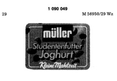 müller Studentenfutter Joghurt Kleine Mahlzeit