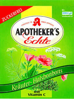 APOTHEKER'S Echte Kräuter-Halsbonbons