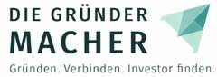 DIE GRÜNDER MACHER Gründen. Verbinden. Investor finden.