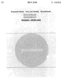Kamprath-Reihe kurz und bündig Grundwissen VOGEL-VERLAG