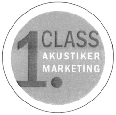 1. CLASS AKUSTIKER MARKETING