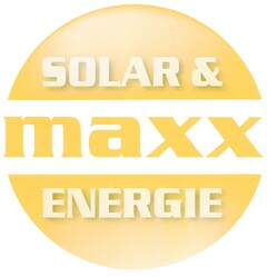 SOLAR & maxx ENERGIE