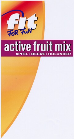 fit active fruit mix APFEL+BEERE+HOLUNDER