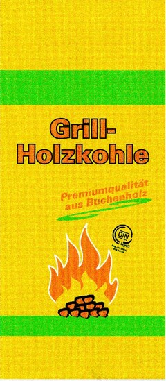 Grill-Holzkohle Prämiumqualität aus Buchenholz