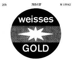 weisses GOLD