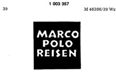 MARCO POLO REISEN