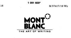 MONT BLANC THE ART OF WRITING